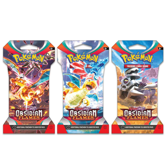 Pokemon TCG: Scarlet & Violet: OBSIDIAN FLAMES Booster Pack Trading Cards Pack