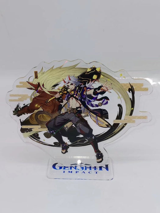 Genshin Impact Double-sided Laser Acrylic Model Desk Decoration