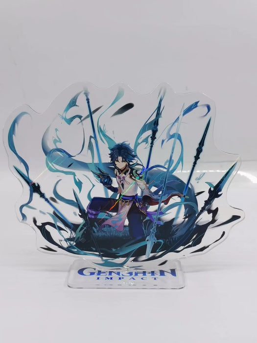 Genshin Impact Double-sided Laser Acrylic Model Desk Decoration