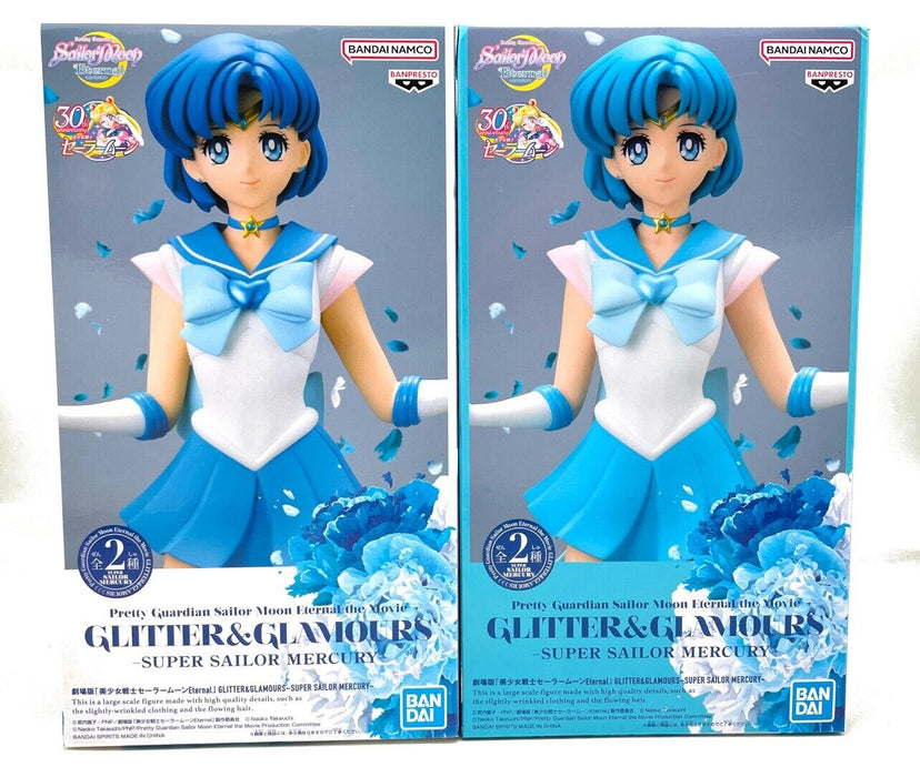 BANDAI BANPRESTO Sailor Moon 30th ANNIVERSARY SUPER SAILOR MERCURY A/ B Figures