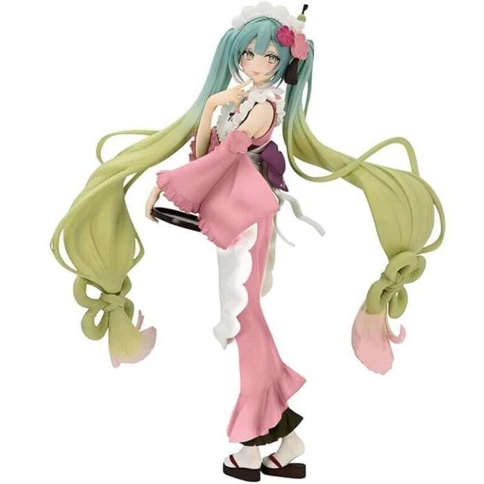 FuRyu Exceed Creative Figure Sweet Sweets Matcha Parfait Sakura Hatsune Miku