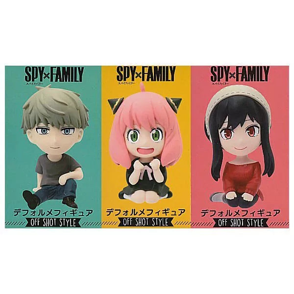 SPY x FAMILY Deformed Figure Off Shot Style Anya Loid Yor Forger Figure TAITO