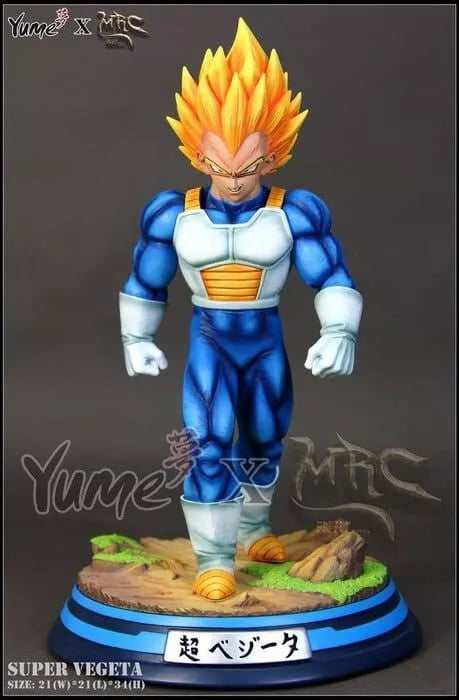 Dragon Ball Z Super Vegeta Statue Resin Model GK Figurine MRC x Yume