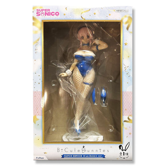 Furyu Nitroplus BiCute Bunnies Super Sonico (Blue Rabbit Ver.) Figure