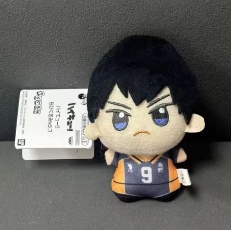 Bandai 10cm Haikyuu Plush Keyring Merch Pendant Doll Cosplay Cushion Decorations