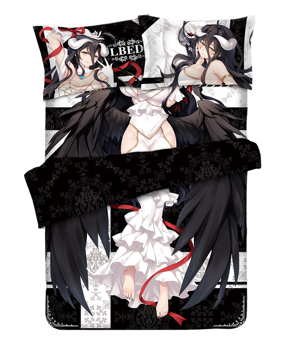 Overlord Albedo - Anime 4pc Duvet Bedding Set