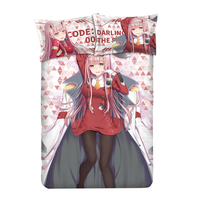 Darling in the franxx Zero Two - Anime 4pc Duvet Bedding Set