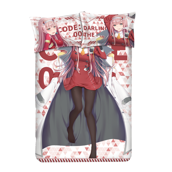 Darling in the franxx Zero Two - Anime 4pc Duvet Bedding Set