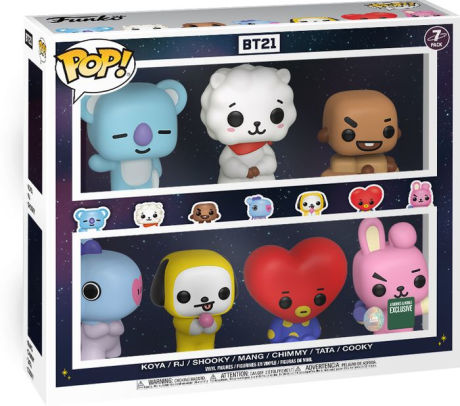 Kpop Funko Pop BT21 - Pop! 7Pk Figure