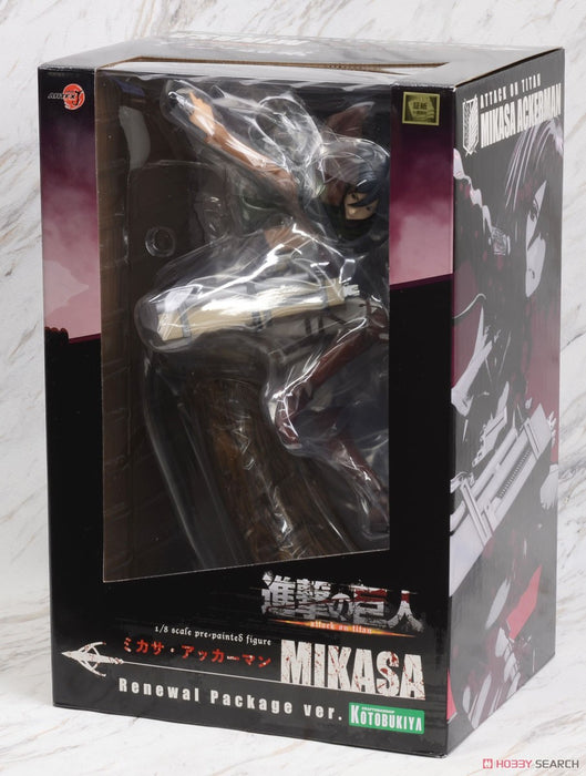 KOTOBUKIYA Attack on Titan ArtFX J Mikasa Ackerman Statue Figure