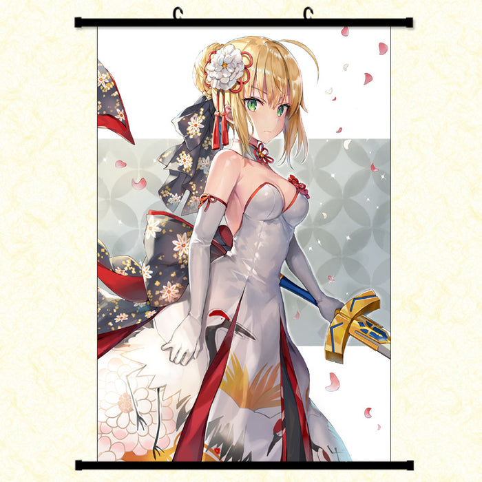 Wall Scroll - Fate Saber