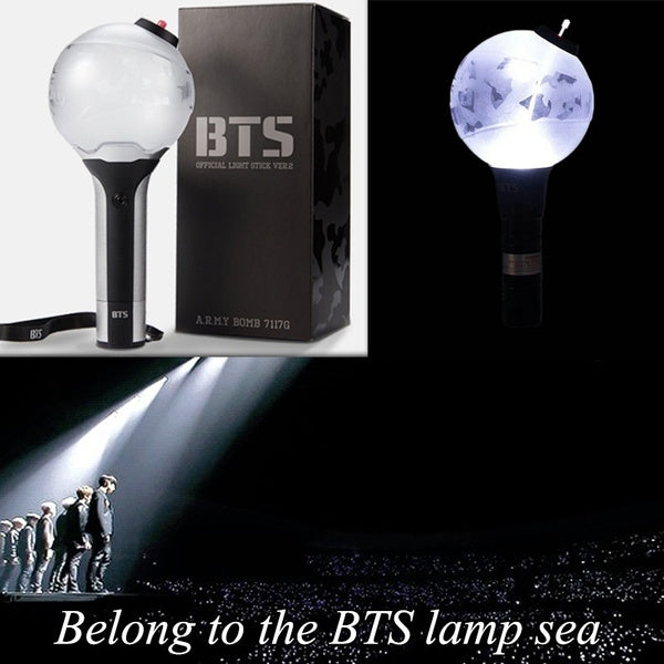 100% official KPOP BTS Army Bomb Light Bangtanboys Lightstick Stick with Bluetooth Ver. 4 (Special Edition!)