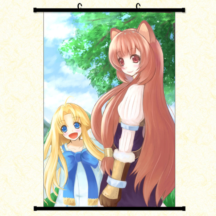 Wall Scroll - The Rising of the Shield Hero Raphtalia & Filo