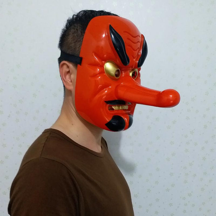 Mask-  Japanese prajna mask Demon Slayer _ Japanese samurai Wisdom Tengu