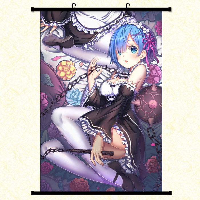 Wall Scroll - Re Zero Rem