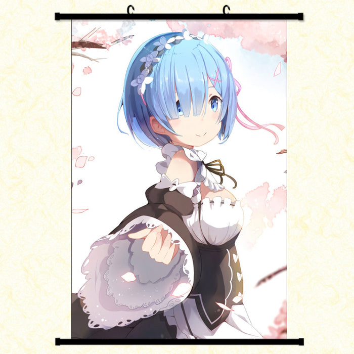 Wall Scroll - Re Zero Rem