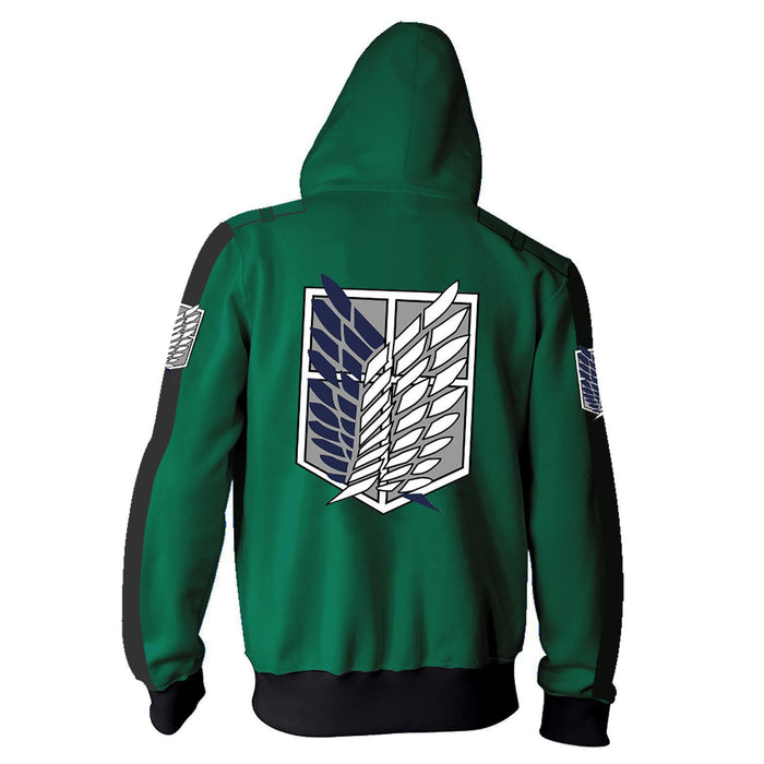 ATTACK ON TITAN UNIFORM HOODIE JUMPER CLOTHES