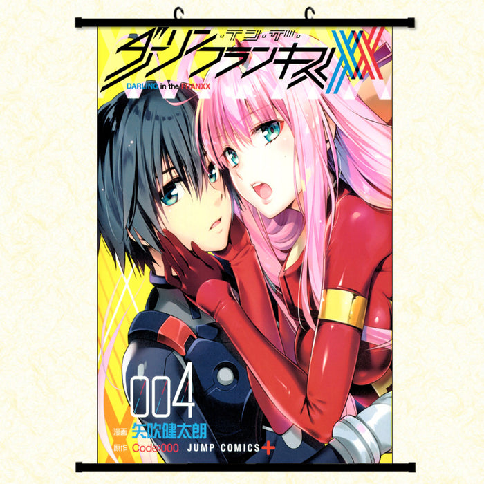 Wall Scroll - Darling In the Franxx Zero Two & Hiro