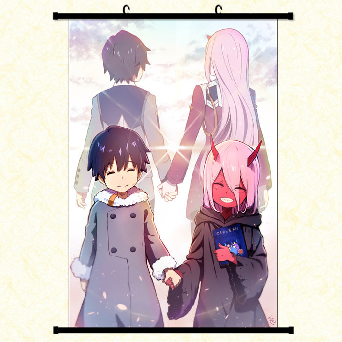 Wall Scroll - Darling In the Franxx Zero Two & Hiro