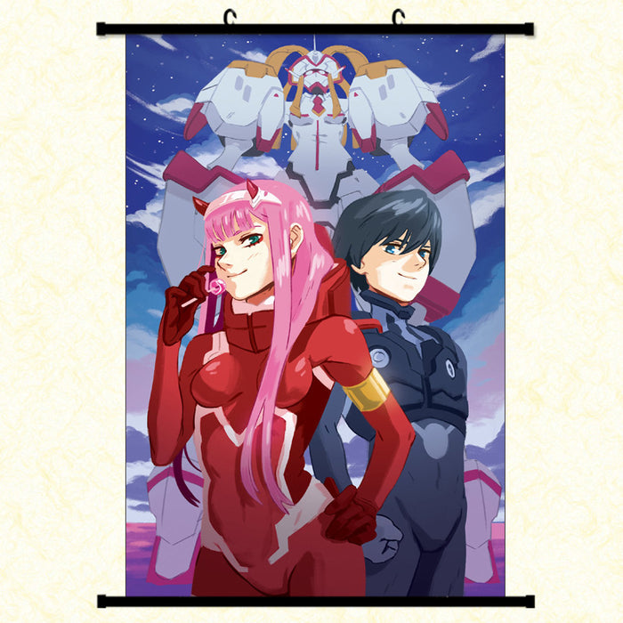 Wall Scroll - Darling In the Franxx Zero Two & Hiro