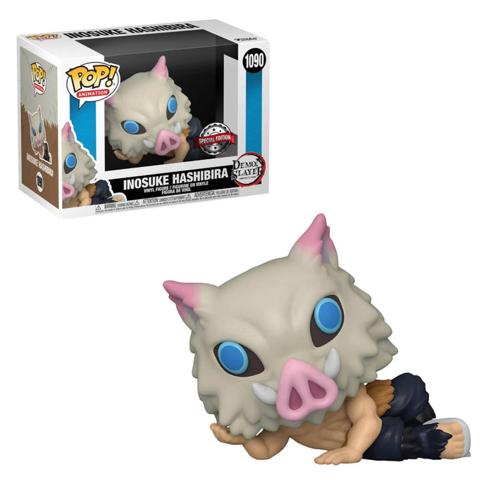 School Holiday Flash Sale Funko POP!  Demon Slayer 1090 Inosuke Hashibira Lounging in Mask  Special Edition