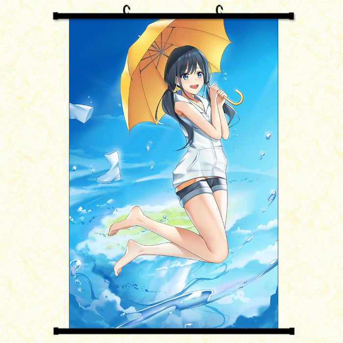 Wall Scroll - Weathering with You Amano Hina