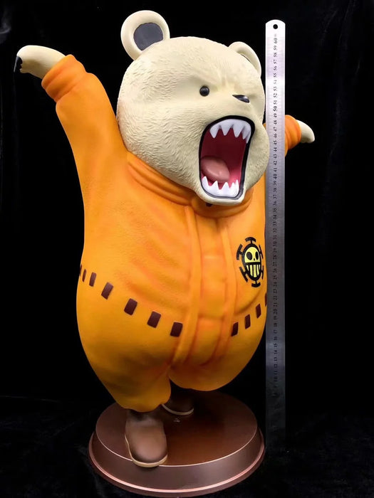 60CM Big One Piece Trafalgar Law Bepo Bear Figure