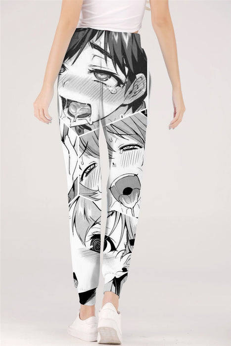 Anime Ahegao Hentai Funny 3D Print Pullover pants