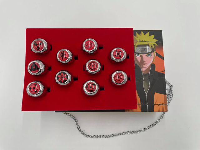 Naruto Anime Mangekyo Sharingan Wearing Cosplay Ring Accessories