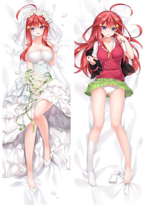 The Quintessential Quintuplets Itsuki Nakano Dakimakura HUGGING PEACH SKIN BODY PILLOW (T21)