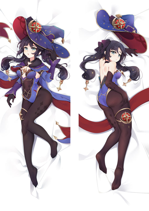 Genshin Impact Mona Dakimakura HUGGING PEACH SKIN BODY PILLOW (G51)