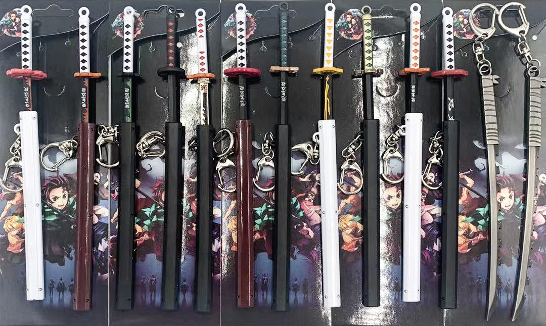 Demon Slayer Sword Style key chain