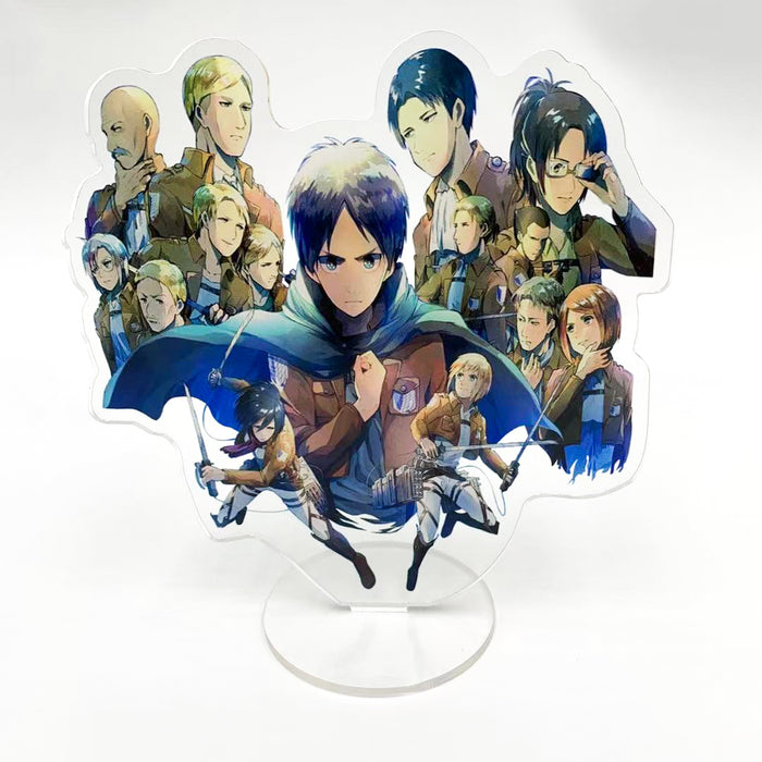 Anime Attack On Titan Double-sided Acrylic Model Desk Decoration