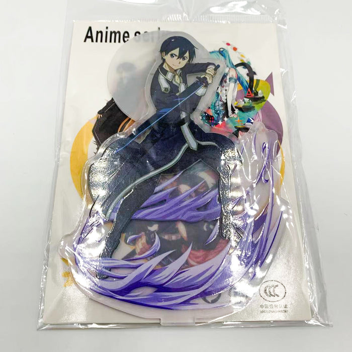 Anime Sword Art Online Double-sided Acrylic Model Desk Decoration - Kirito