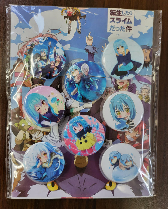 Anime Badge Set 8 Pcs That time I got reincarnated as a slime