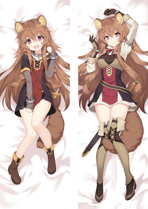 The Rising Of The Shield Hero Raphtalia Dakimakura Hugging Peach Skin Body Pillow (T28)