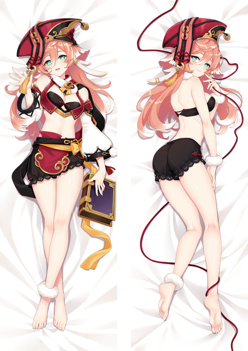 Genshin Impact Yanfei Dakimakura HUGGING PEACH SKIN BODY PILLOW (G79)