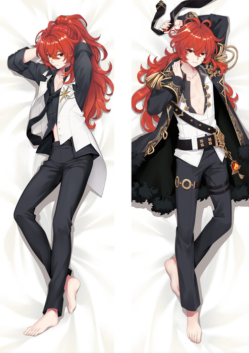 Genshin Impact Diluc Dakimakura Hugging Peach Skin Body Pillow (G12)