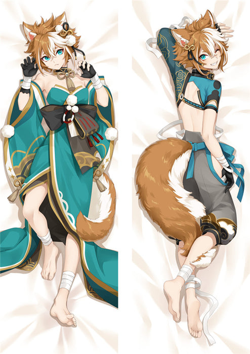 Genshin Impact Gorou Dakimakura Hugging Peach Skin Body Pillow (G24)