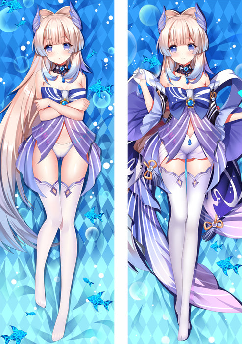 Genshin Impact Sangonomiya Kokomi Dakimakura HUGGING PEACH SKIN BODY PILLOW (G61)