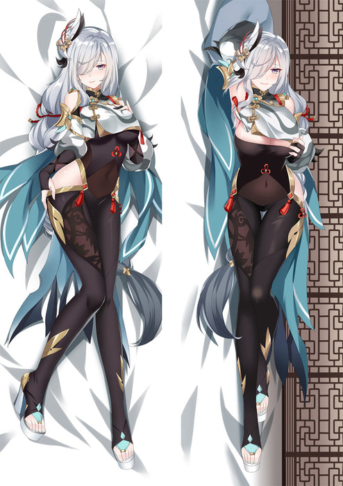 Genshin Impact Shenhe Dakimakura HUGGING PEACH SKIN BODY PILLOW (G65)