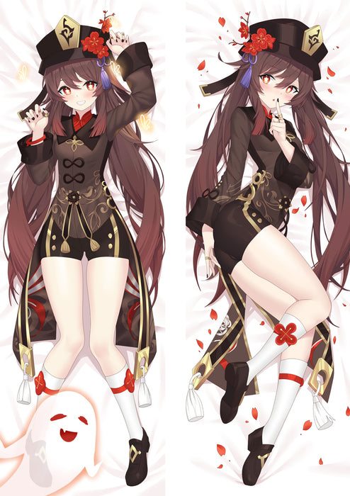 Genshin Impact Hu Tao Dakimakura HUGGING PEACH SKIN BODY PILLOW (G26)