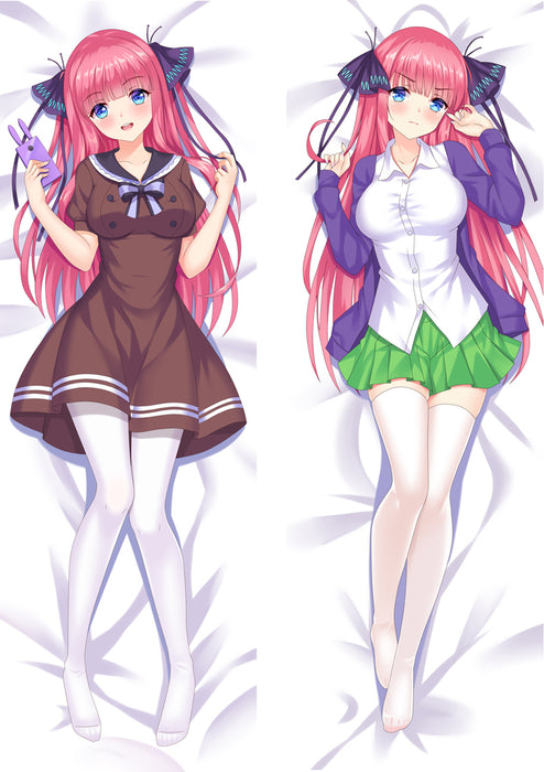 The Quintessential Quintuplets Nino Nakano Dakimakura HUGGING PEACH SKIN BODY PILLOW (T20)