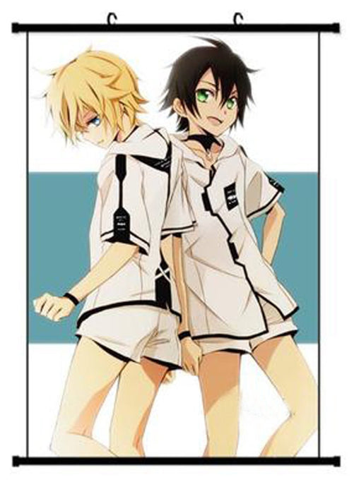 Wall Scroll - Seraph of the End Mikaela Hyakuya & Yuichiro Hyakuya