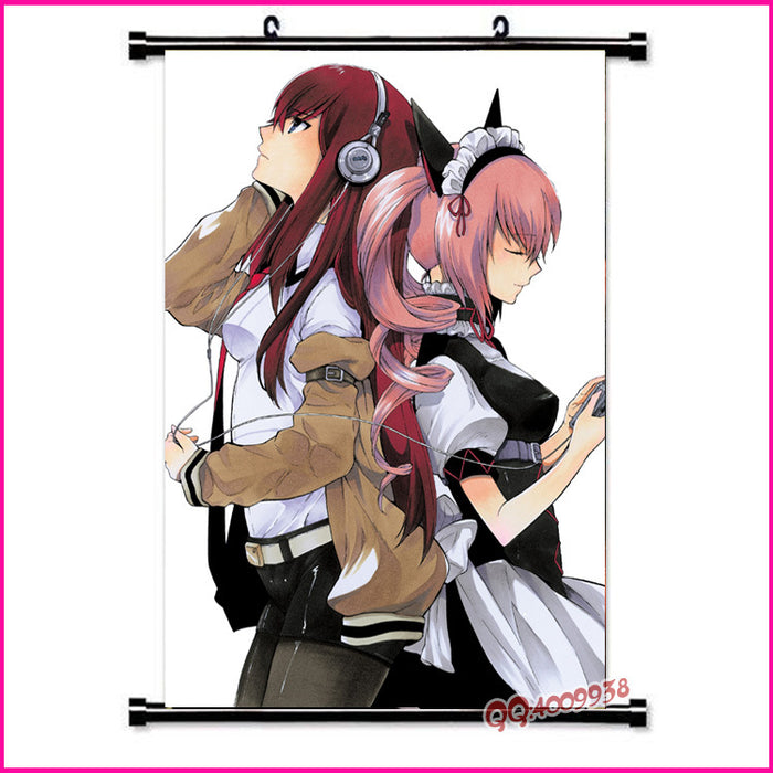 Wall Scroll - Steins Gate Kurisu Makise/Faris NyanNyan