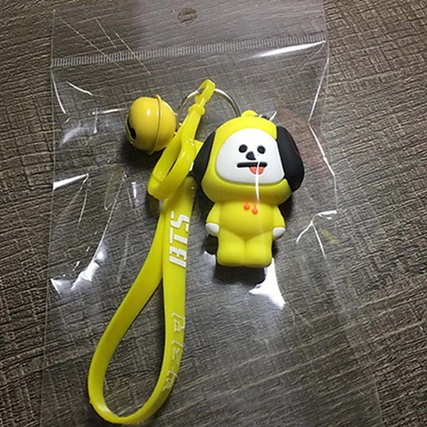 KPOP BTS BANGTAN BOYS KEY CHAINS PENDANT DOLL bt21