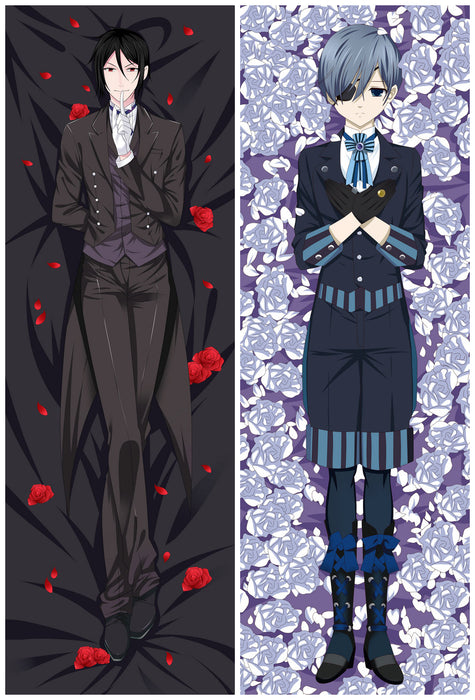 Black Butler Ciel Dakimakura Hugging Peach Skin Body Pillow (B5)