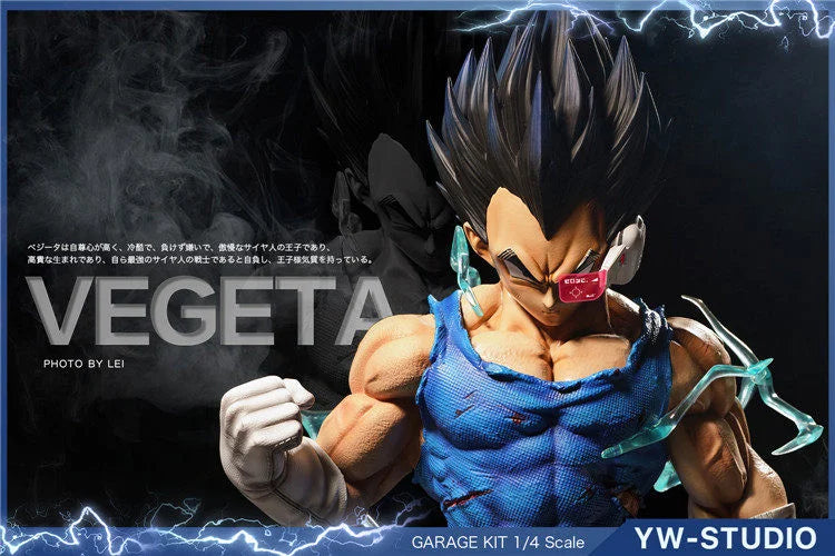 Pre-Order GK Garage Kit Resin Figure Dragon Ball Z – Vegeta SSJ | 1:4 Resin Statue | von YW-Studio