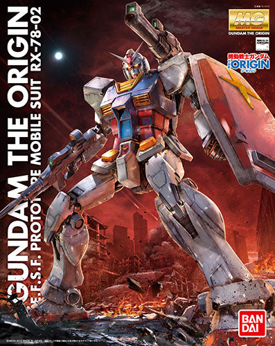 BANDAI Gundam MG 1/100 RX-78-2 Gundam the origin Model Kit