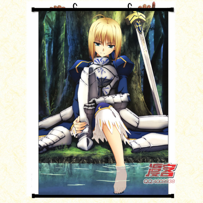 Wall Scroll - Fate Saber